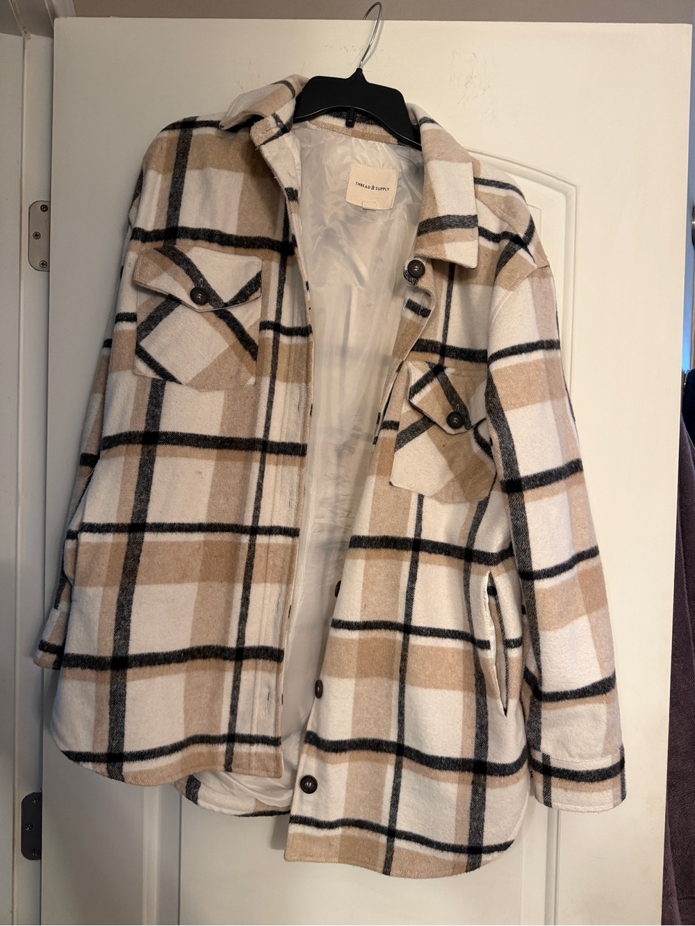 Plaid shacket